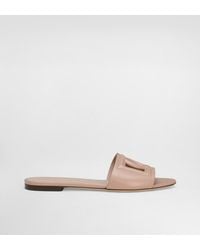 Dolce & Gabbana - Pantoletten Mit Dg-Logo - Lyst
