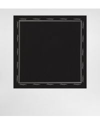Dolce & Gabbana - Foulard En Soie À Imprimé Logo - Lyst