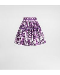 Dolce & Gabbana - Skirt With 'Majolica' Print - Lyst