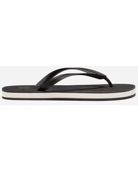 Dolce & Gabbana Flip-Flops Aus Gummi - Schwarz