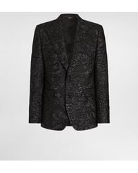 Dolce & Gabbana - Sicilia Light Single-Breasted Brocade Jacket - Lyst