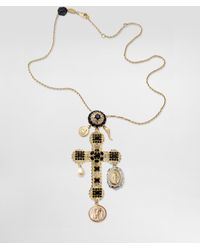 Dolce & Gabbana - Sicily Necklace 18-Carat And Sapphires - Lyst