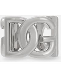 Dolce & Gabbana Bague à logo DG - Blanc