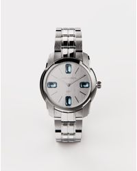 Dolce & Gabbana Stahluhr Mit Aquamarin - Mettallic