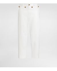 Dolce & Gabbana - Cotton Trousers - Lyst