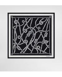 Dolce & Gabbana - 70X70 Marina-Print Silk Twill Scarf - Lyst