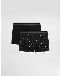 Dolce & Gabbana - Bi-Pack Cotton Jersey Boxers - Lyst