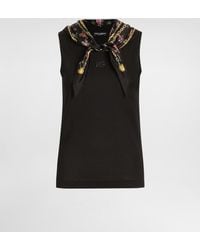 Dolce & Gabbana - Jersey T-Shirt With Scarf - Lyst