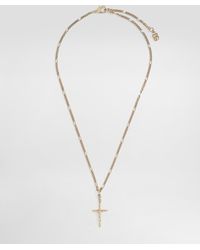 Dolce & Gabbana - Cross Necklace - Lyst