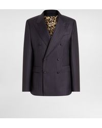 Dolce & Gabbana - Giacca Doppiopetto Sicilia Light - Lyst