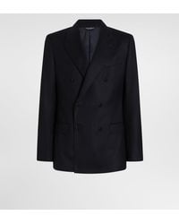 Dolce & Gabbana - Martini Light Double-Breasted Wool Jacket - Lyst