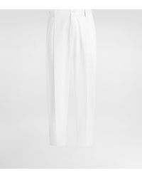 Dolce & Gabbana - Cotton Gabardine Trousers - Lyst