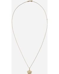 Dolce & Gabbana - Royal Pendant 18-Carat, Rubies, And Sapphire - Lyst