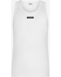 Dolce & Gabbana - Sleeveless Tops - Lyst