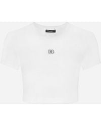 Dolce & Gabbana - Dg Millennials Logo T-Shirt - Lyst