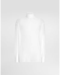 Dolce & Gabbana - Silk Georgette Shirt - Lyst