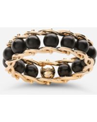 Dolce & Gabbana - Sicily Ring 18-Carat And Jade - Lyst
