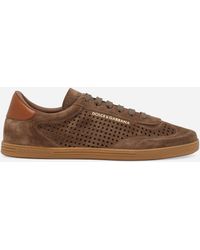 Dolce & Gabbana - Suede Saint Tropez Sneakers - Lyst