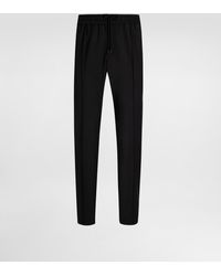 Dolce & Gabbana - Wool Canvas Joggers - Lyst