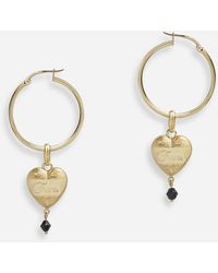 Dolce & Gabbana - Sicily Earrings 18-Carat And Jade - Lyst