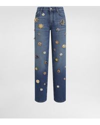 Dolce & Gabbana - 5-Pocket Denim Trousers - Lyst