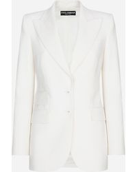 Dolce & Gabbana - Two-Way Stretch Wool Jacket - Lyst