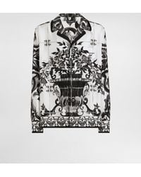 Dolce & Gabbana - Camisa de seda 'tocador' de - Lyst