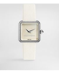Dolce & Gabbana - Sofia Steel Watch With Diamonds - Lyst
