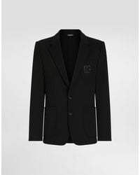 Dolce & Gabbana - ブレザー ポルトフィーノフィット ストレッチジャージー - Lyst