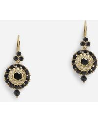 Dolce & Gabbana - Earrings With Sapphires - Lyst