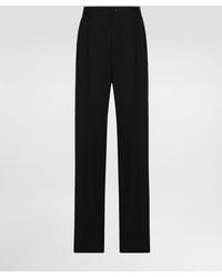 Dolce & Gabbana - Flared Woolen Pants - Lyst