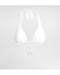 Dolce & Gabbana - Padded Triangle Bikini Top - Lyst