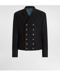 Dolce & Gabbana - Double-Breasted Wool Frock Coat - Lyst