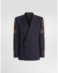 Dolce & Gabbana - Double-Breasted New Martini Wool Jacket - Lyst