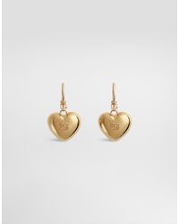 Dolce & Gabbana - Heart Charm Earrings For - Lyst