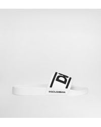 Dolce & Gabbana - Portofino Drip Pool Slide Sandals - Lyst