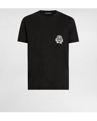 Dolce & Gabbana - Cotton T-Shirt With Embroidery - Lyst