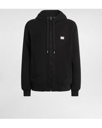 Dolce & Gabbana - Jersey Zip-Up Hoodie - Lyst