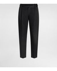 Dolce & Gabbana - Cotton Gabardine Trousers - Lyst