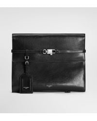 Dolce & Gabbana - Lock Calfskin Clutch Bag - Lyst