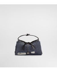 Dolce & Gabbana - Vittoria Denim Patchwork Shoulder Bag - Lyst