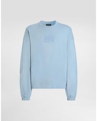 Dolce & Gabbana - Treated Cotton Sweatshirt - Lyst