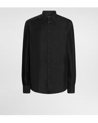 Dolce & Gabbana - Silk Twill Martini Shirt - Lyst