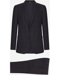 Dolce & Gabbana - Single-Breasted Glen Plaid Martini-Fit Suit - Lyst