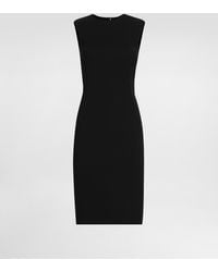 Dolce & Gabbana - Wool Calf-Length Sheath Dress - Lyst