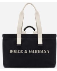 Dolce & Gabbana - Printed Drill Holdall - Lyst
