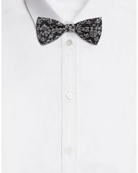 Dolce & Gabbana Fliege Jacquard-Seide Gold - Mettallic