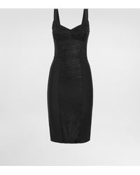 Dolce & Gabbana - Corset-Style Midi Dress - Lyst