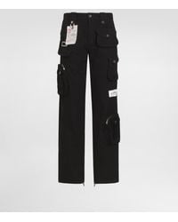 Dolce & Gabbana - Waxed Faille Trousers - Lyst