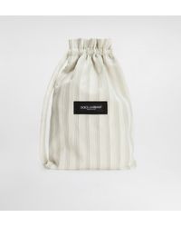 Dolce & Gabbana - Striped Poplin Crossbody Bag - Lyst